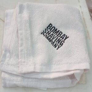 Bombay Shaving Company Face Towel For Men Pack Of 2 White