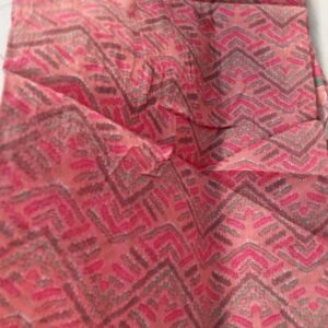 Pink Printed Cotton Stole For Women