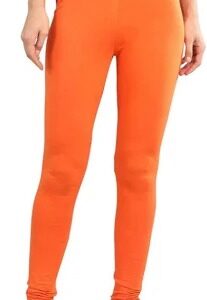 Womens Leggings Orange Size Xl
