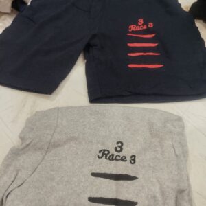 Grey And Navy Blue Shorts For Men Size 12 To 13Y Pack Of 2