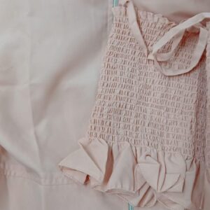 Dress For Girls Color Peach Size 6 To 7 Yrs