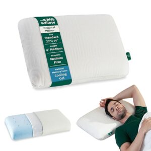 The White Willow Pillowmemory Foam Support For Neck And Shoulder Reliefcool