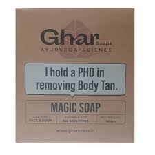 Ghar Soaps I Hold A Phd In Removing Body Tan Magic Soap 100G
