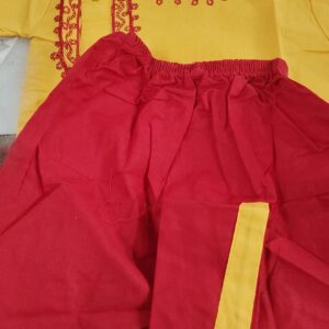 Krishna Dress For Kids Boy Colour Yellow And Red Size 16