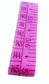 Pink Color Croma Silver Tailor Tape