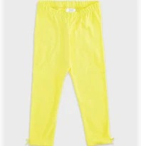 Pantaloons Kids Girls Leggings Yellow Colour Size 12 To 18 Month