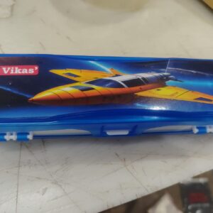 Blue Color Plastic Kids Geometry Box