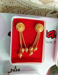 Artificial Golden Earring Women