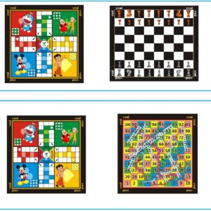 Snake Ladder Ludo Chess Indoor Board Games Set Of 2