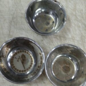 Rajshree Kitchenware Stainless Steel Serving Bowl Katori Set Of 3