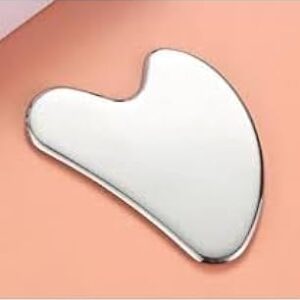 Stainless Steel Heart Shaped Gua Sha Facial Massager