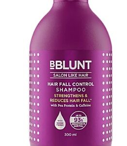 Bblunt Hair Fall Control Shampoo With Pea Protein Caffeine 300 Ml