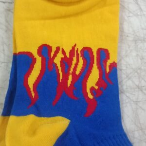 Socks For Men Color Yellow And Blue Red