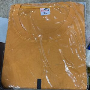 Men S Yellow Colour Slim Fit T Shirt Size Xl