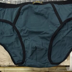 Mens Cotton Brief Underwear Green Colour Size L
