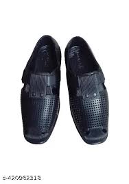 Waterproof Rainy Rubber Floaters For Mens Black Colour Size 6