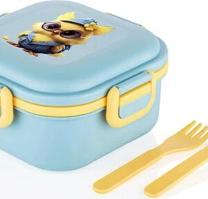 Thiwa Tiffin Box School College Office Two Spoon 1 Containers Lunch Box Green Colour