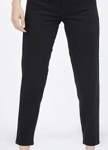 Women Ankle Black Pant Size 28