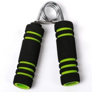 Hand Grip Power Exerciser With Foam Handle Black And Green