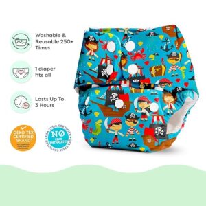 Multicolour Superbottoms Basic Leakage Proof Advanced Cloth Diapers For Babies