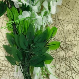 Home Bloom Artificial Hanging Wisteria Flowers Garland For Wedding Photo Backdrops Wall Garden Diwali Pooja Decorations Pack Of 4