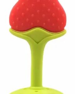 Newborn Baby Silicone Teether Green And Red