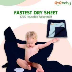 Oyo Baby Care Sheet Black Size 70X50Cm