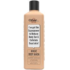 Ghar Soaps Magic Body Wash Saffron Lactic Acid 250Ml