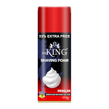 Ice King Red Organic Shaving Foam Men Lemongrass Oil 400Ml