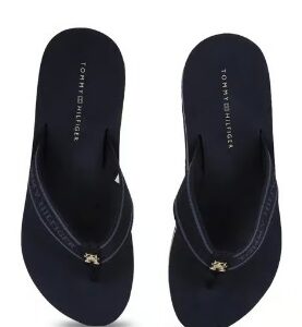 Tommy Hilfiger Women Navy Blue Colour Flip Flops Size 7