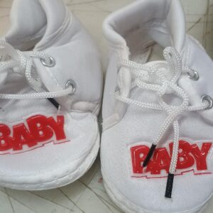 Baby Booties White Color For New Born Baby