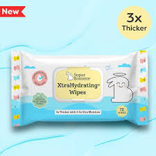 Super Bottoms Baby Wipes 72 N