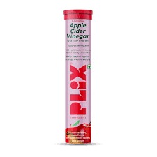 Plix Apple Cider Vinegar Apple Flavour 15 Tablets