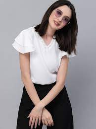 Top For Women White Size S