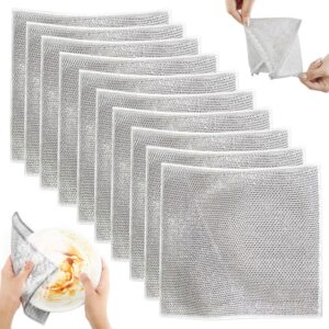 9Pcs Multifunctional Non Scratch Wire Dishcloth