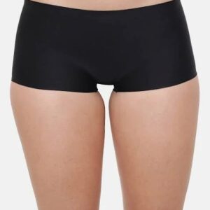 Secret Women Anti Odour Seamless Boy Short Briefs Free Size Black Colour