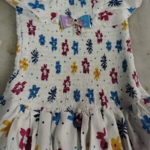 Frock For Kids Girls Multicolor Size 32