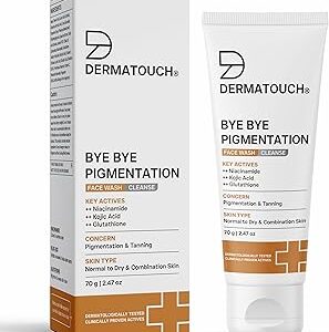 Dermatouch Bye Bye Pigmentation Face Wash Women Men Glutathione 70G