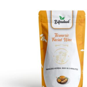 Bifrrutant Herbal Turmeric Facial Wax For Hair Removal And Glow Powder 50G