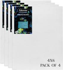 Canvas Board 3X5 Pack Of 3