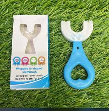 Baby U Shaped Toothbrush Blue Colour