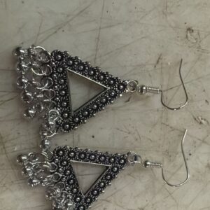 Women Silver Color Earring New Design