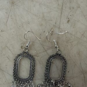 Women Silver Color Earring New Design