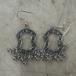 Women Silver Color Earring New Design