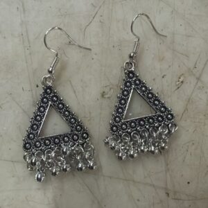 Women Silver Color Earring New Design