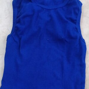 Top Round Neck Tshirt For Women Colour Blue Size S