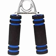 Black And Blue Foam Hand Grip