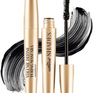Mcaffeine Shades Volume Eyeliner Black Mascara 5Ml