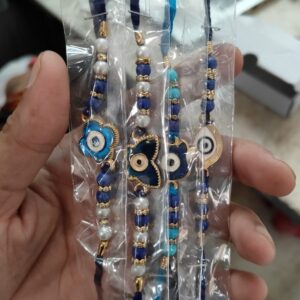 Multicolor Designer Rakhi 4 Pcs