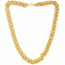 Stand Touch Jewellery Golden Color Chain For Men